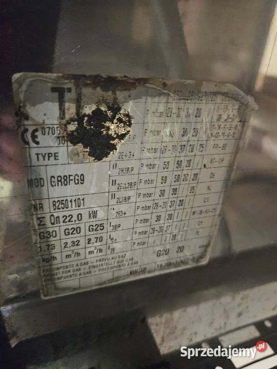 Grill gazowy z kamieniem lawowym TECNOINOX Pszczyna sprzedam