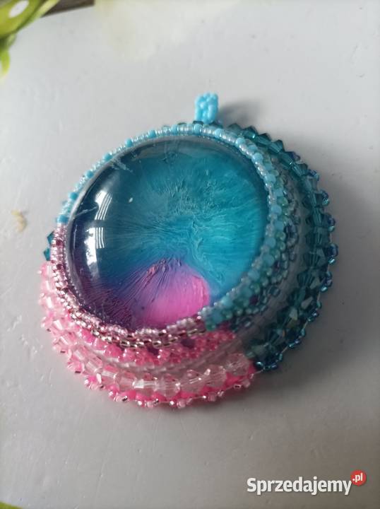Duży wisior żywica beading Częstochowa