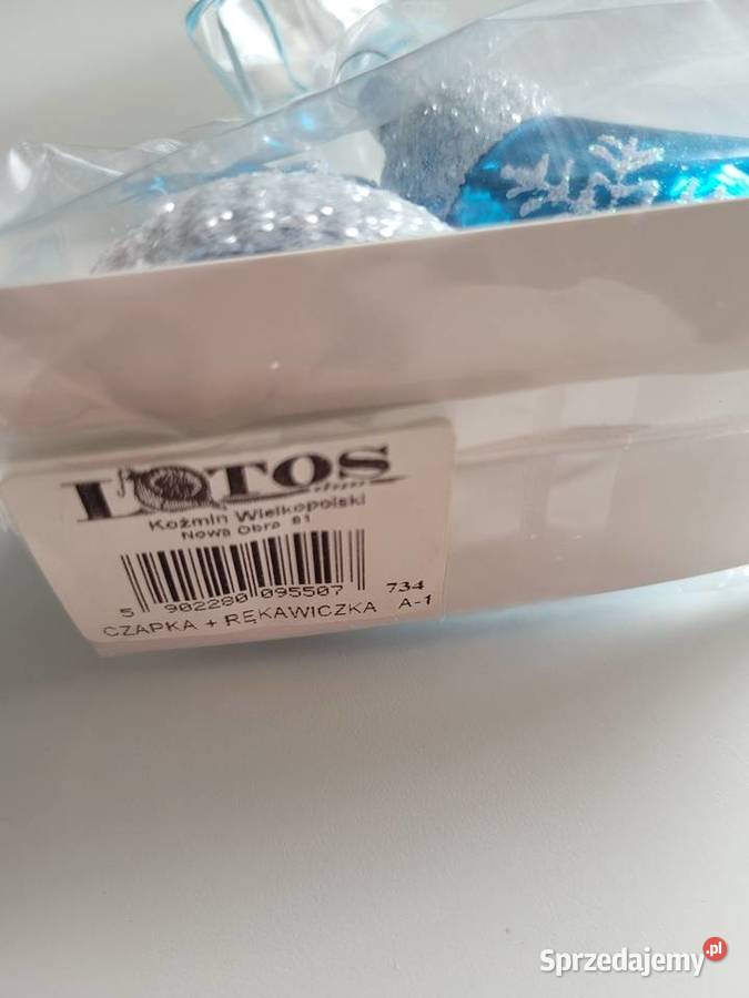 Bombki świąteczne rękawiczka i czapka Poznań sprzedam