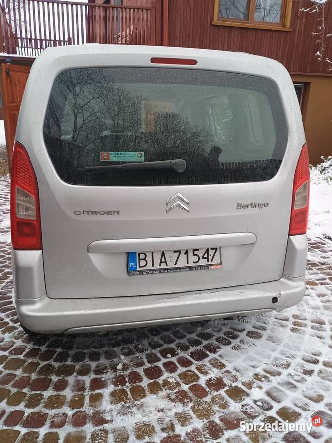 Citroen Berlingo 16 HDI 2008 srebrny stan Berlingo podlaskie Boćki
