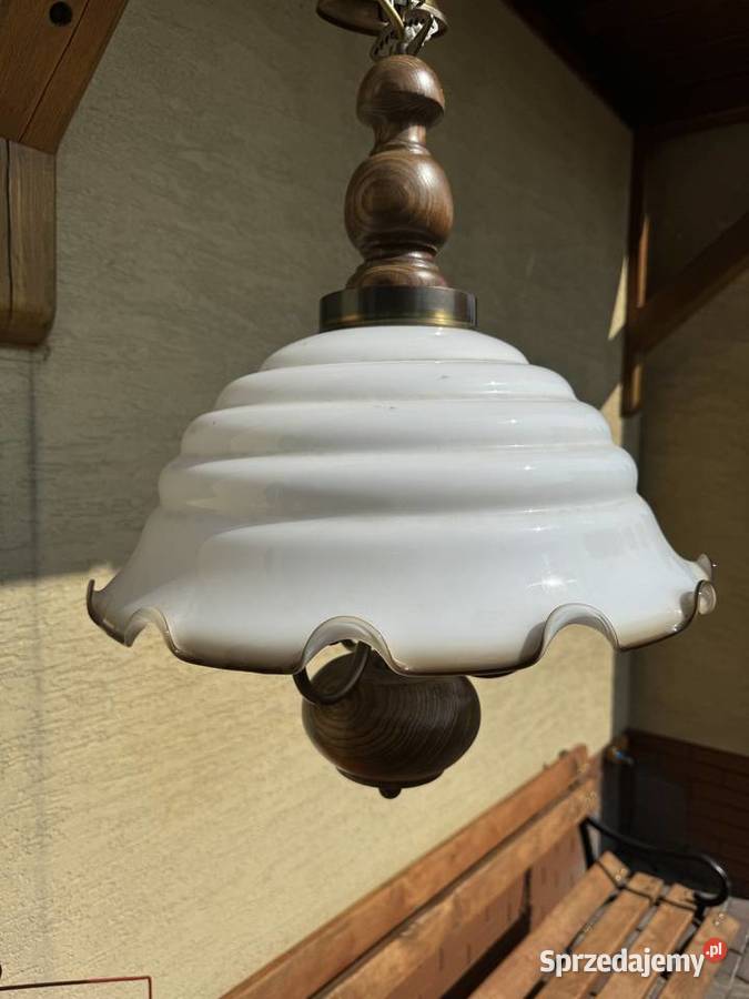 Lampa wisząca stylowa żyrandol świeczkowy zwis mazowieckie Garwolin