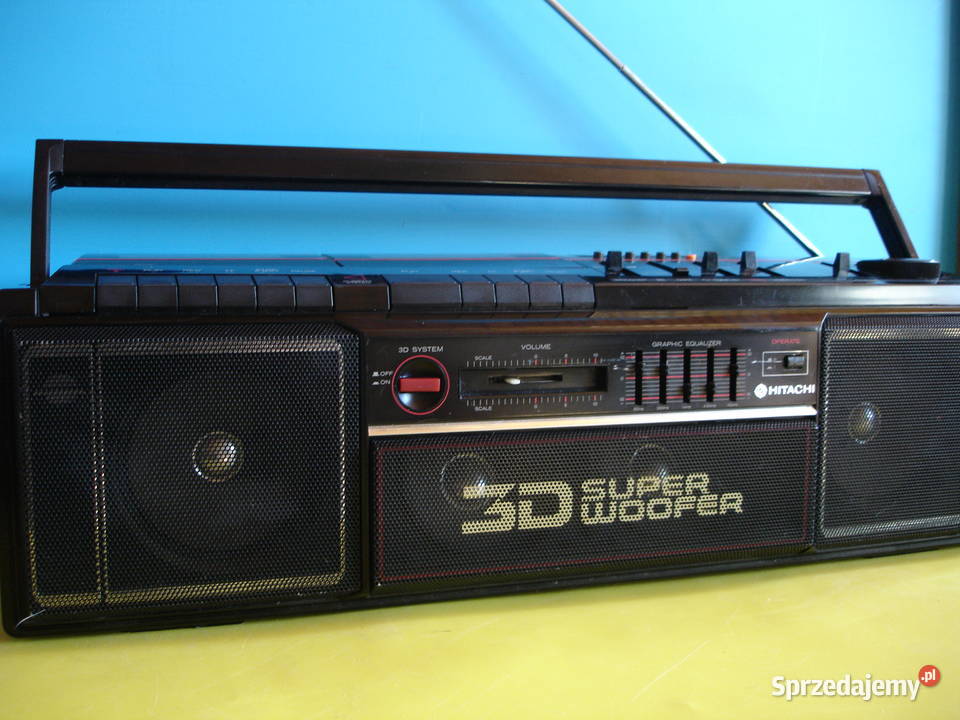 Radiomagnetofon HITACHI TRK3D5E lubuskie Zielona Góra