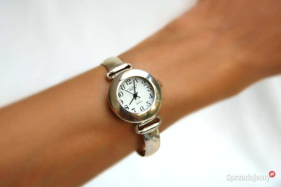 Srebrny zegarek damski klasyczny Osin quartz Lublin