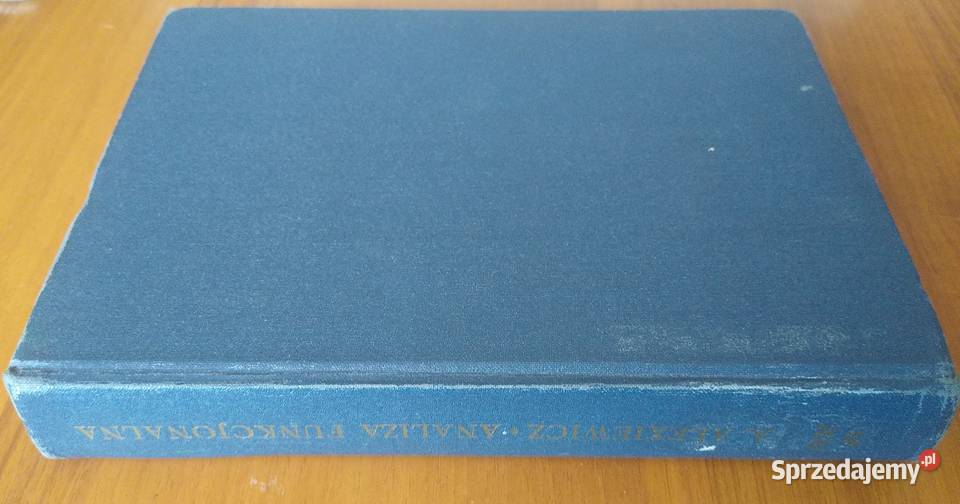 Analiza funkcjonalna Andrzej Alexiewicz Gdańsk sprzedam