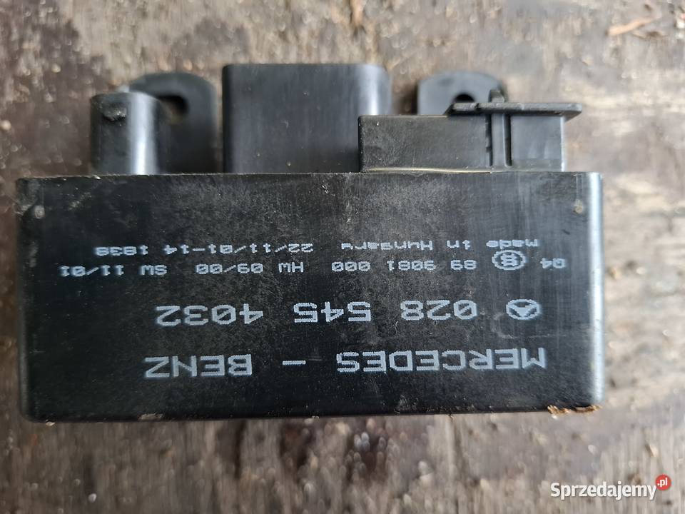 Przekaźnik Świec Żarowych Mercedes ML W163 Wisznice