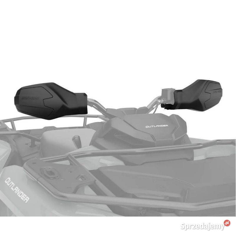 Osłony dłoni kierowcy Canam G3 G3L Czarne Zestaw