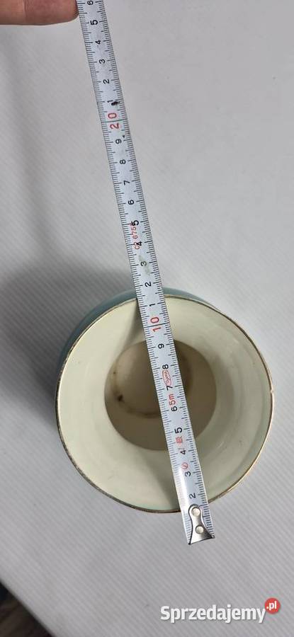 Komplet Wazonów Aurnbacher Majolika Vintage Wazony lubelskie Biłgoraj