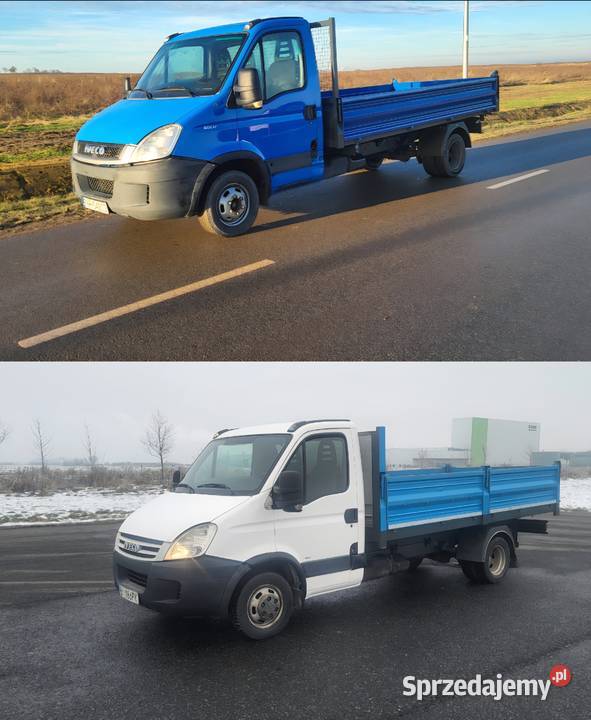 Sprzedam 2 iveco daily wywrotka niebieskie 50c15 dolnośląskie Środa Śląska