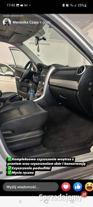Suzuki Grand vitara 19 ddiss super stan skórzana tapicerka Sędziszów Małopolski