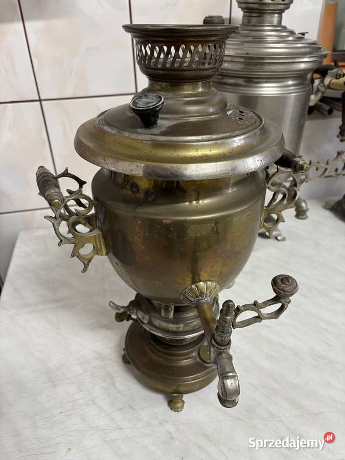 Samowar rosyjski 3 zestaw Bolszewo