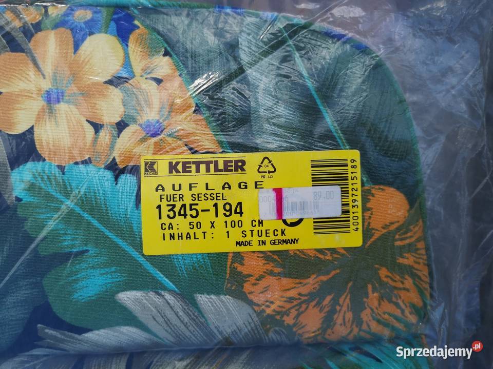 Poduszka ogrodowy na leżak krzesło Kettler Aleksandrów Łódzki