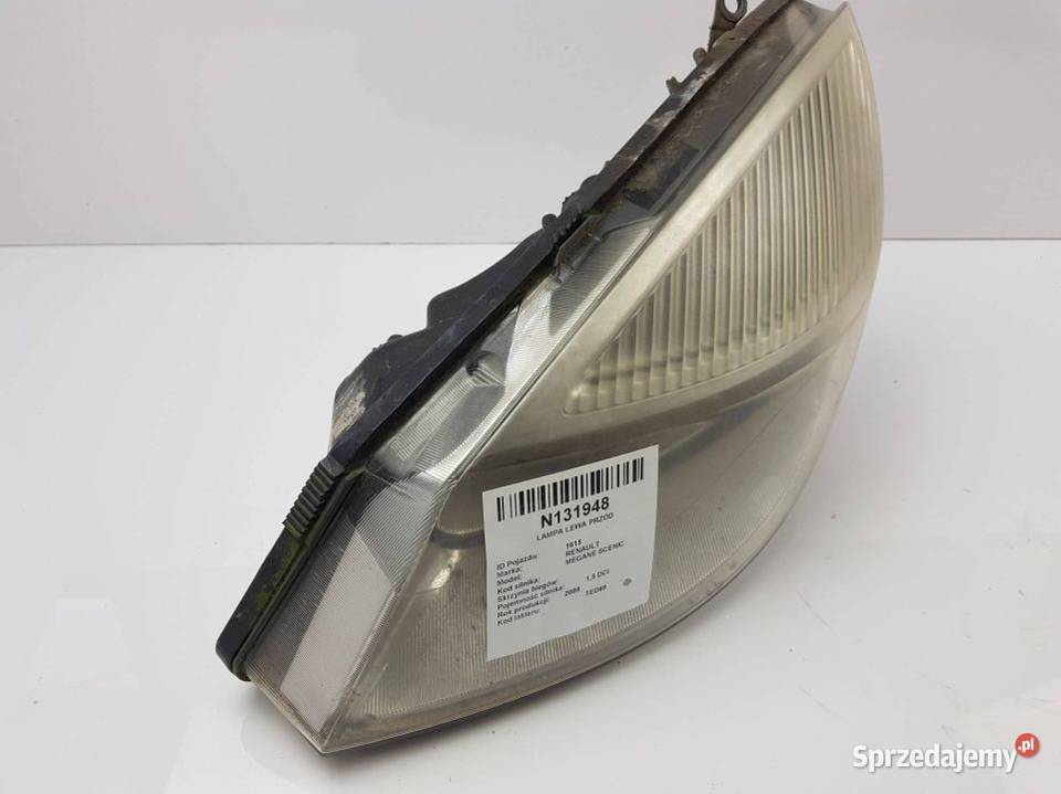 LAMPA LEWA PRZÓD 1581030011 MEGANE SCENIC II EU Lipno