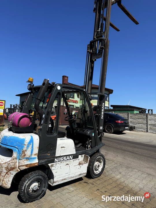 wózek widłowy NISSAN FG25 LPG 2500 Triplex 475m Działoszyn