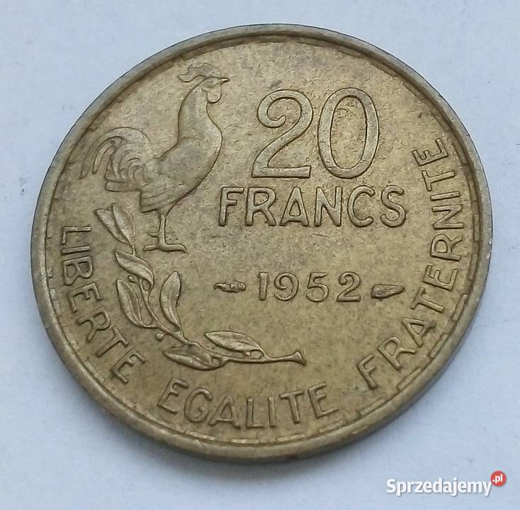 FRANCJA20 FRANCS1952 rKOGUT Legionowo