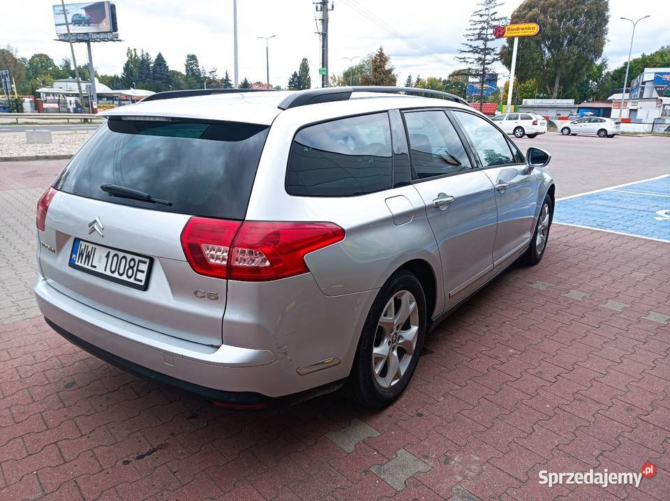 Suuper Citroen C5 kombi manual welurowa tapicerka Pruszków