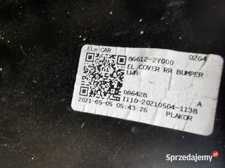 Spoiler dół zderzaka tył tylni hyundai ix35 wielkopolskie