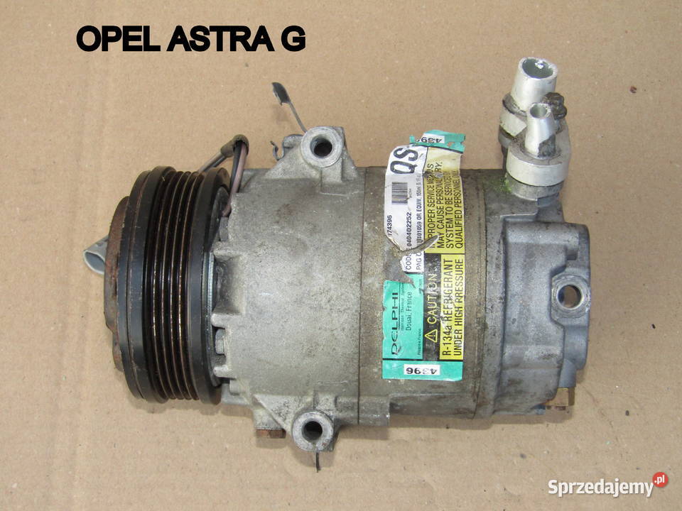 KOMPRESOR KLIMATYZACJI OPEL ASTRA G 16 16V Rok produkcji 2002 Mysłaków