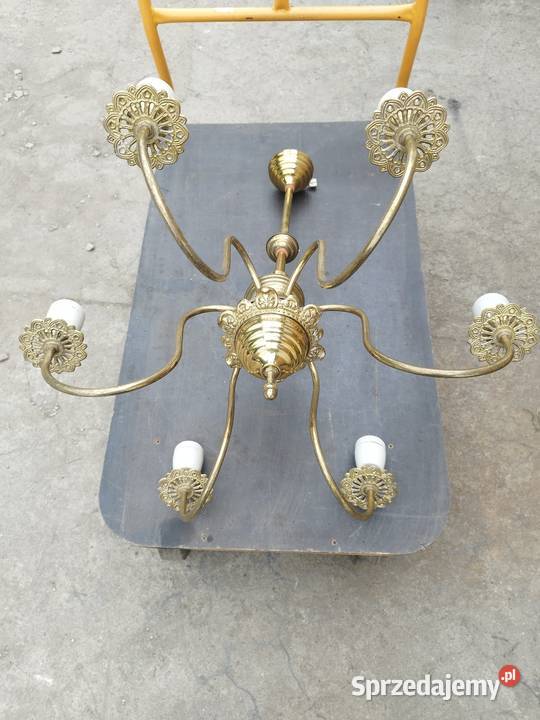 Lampa wisząca świecznik królewski Iżyk żyrandol Szczecin