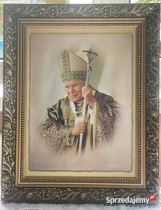 Obraz portret Papież Jan Paweł II śląskie Katowice