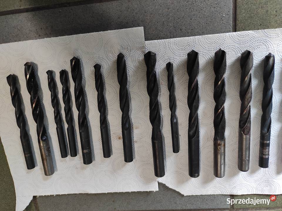 Wiertła do metalu ze stali HSS z chwytem świętokrzyskie Ostrowiec Świętokrzyski sprzedam