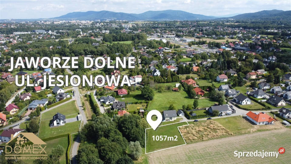 Ogłoszenie działka Jaworze 1057m2