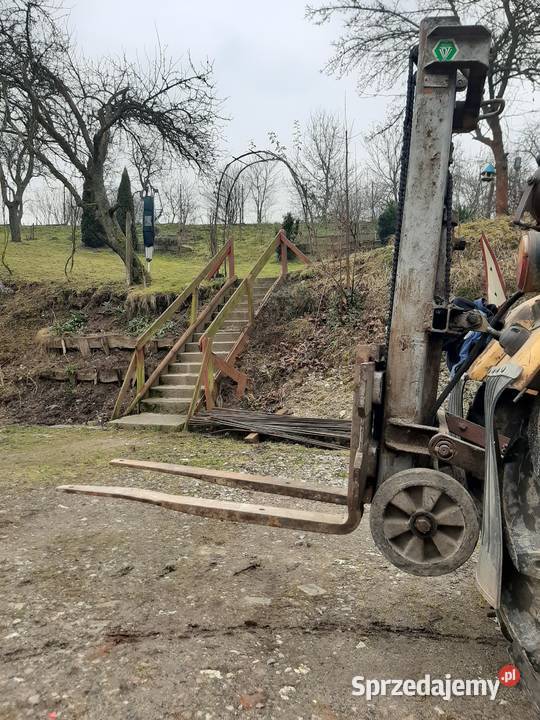 Maszt Wieża do ciągnika Widły Podnośnik małopolskie Poręba Laskowska