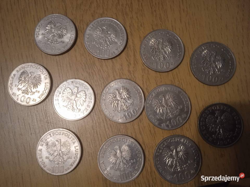 Monety 100 prl świętokrzyskie Kielce sprzedam