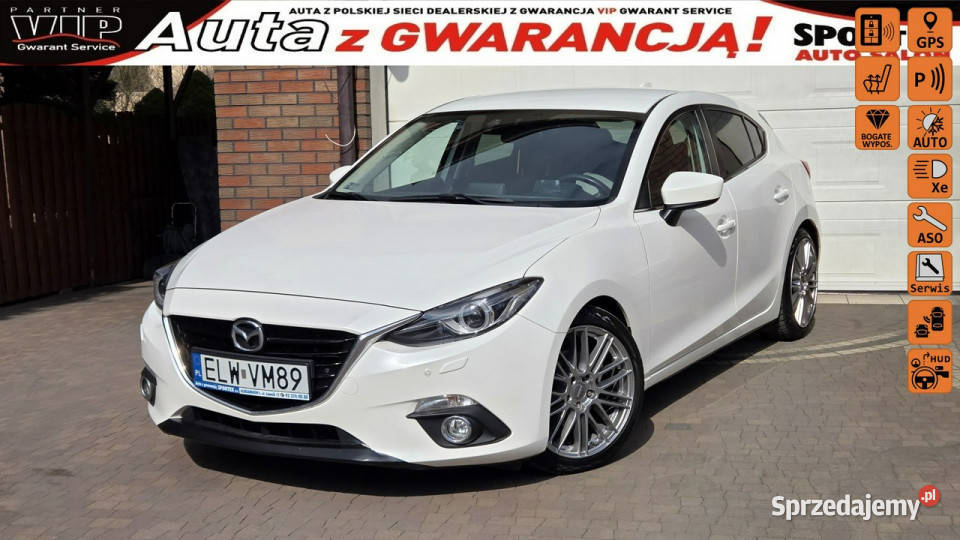 Mazda 3 20 165SkyActivNAWIGACJA HeadUpBIAŁA Aleksandrów Łódzki
