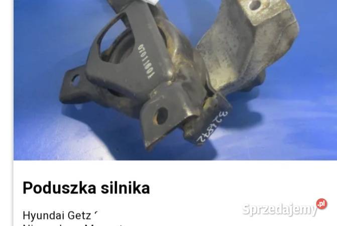 Hyundai Getz Poduszka silnika wielkopolskie Ostrów Wielkopolski