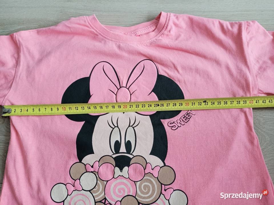 Bluzka koszulka dziewczęca na długi rękaw różowa