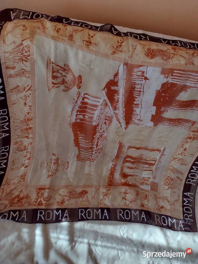 Włoska jedwabna apaszka biznesowa perełka Kraków sprzedam