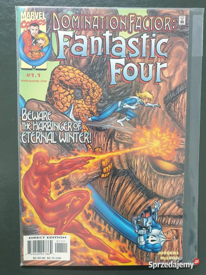 Fantastic Four 9 oryginalnych komiksów Marvel Gdynia sprzedam