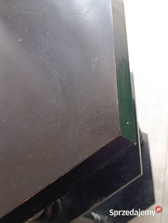 kwietnik stolik czarny słupek