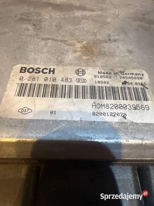 Komputer silnika renault 0281010483 Komputery Margonin