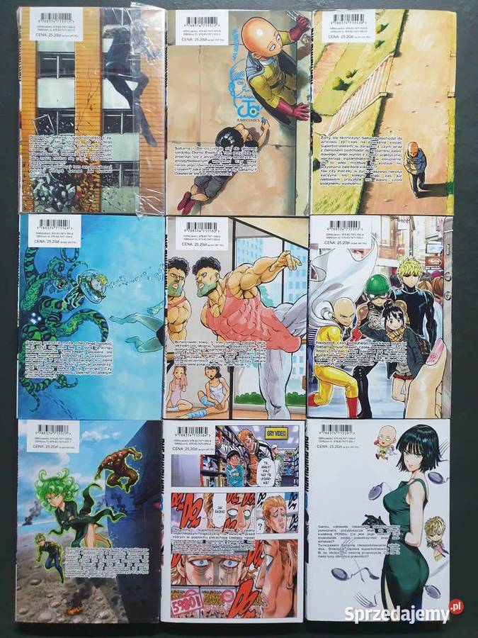 OnePunch Man zestaw 18 tomów Manga Gdynia sprzedam