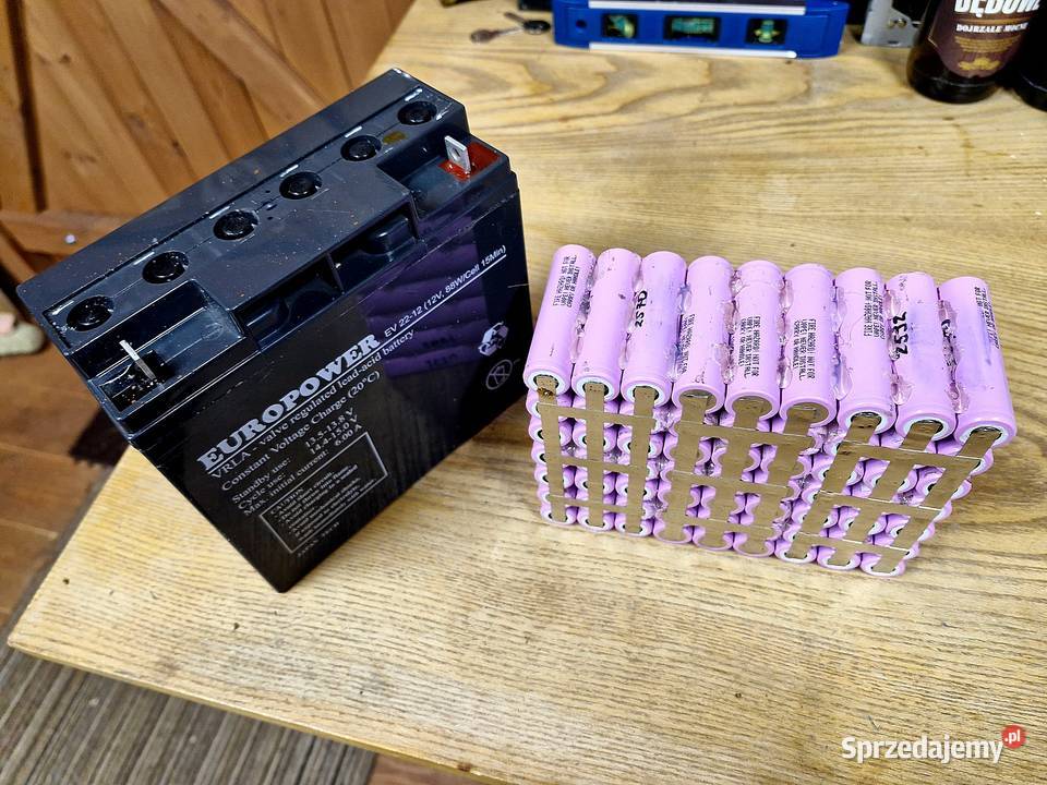 Akumulator 12V 56Ah 18650 Liion 3s21p wskaźnik Katowice