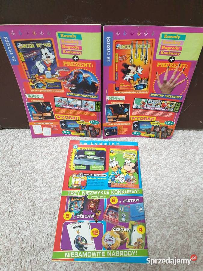 Kaczor Donald zestaw 3 komiksów 2003 Gdynia sprzedam