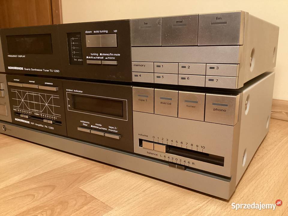 Wzmacniacz Tuner NORDMENDE PA 1260 i TU 1260 Gdynia sprzedam