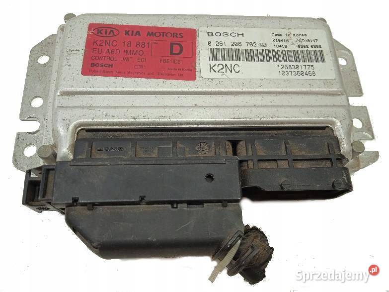 STEROWNIK SILNIKA 0261206702 KIA SHUMA II 16 D