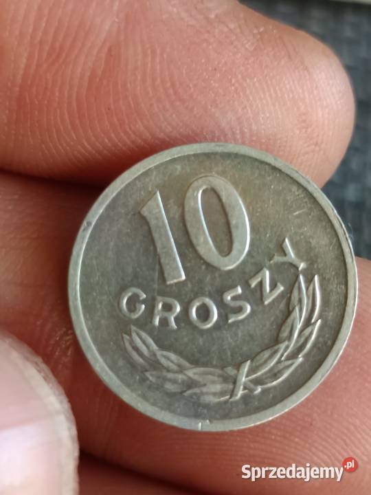 Sprzedam monete 10 groszy 1966 skretka lubelskie Chełm