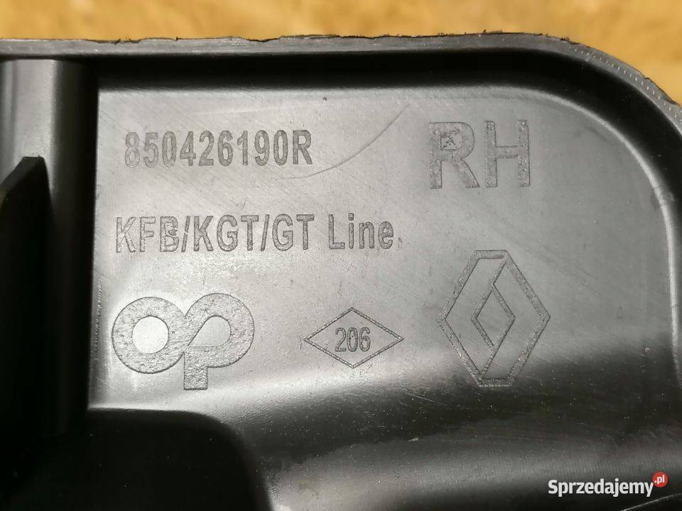 RENAULT MEGANE IV ŚLIZG ZDERZAK PRAWY TYŁ Pleszew
