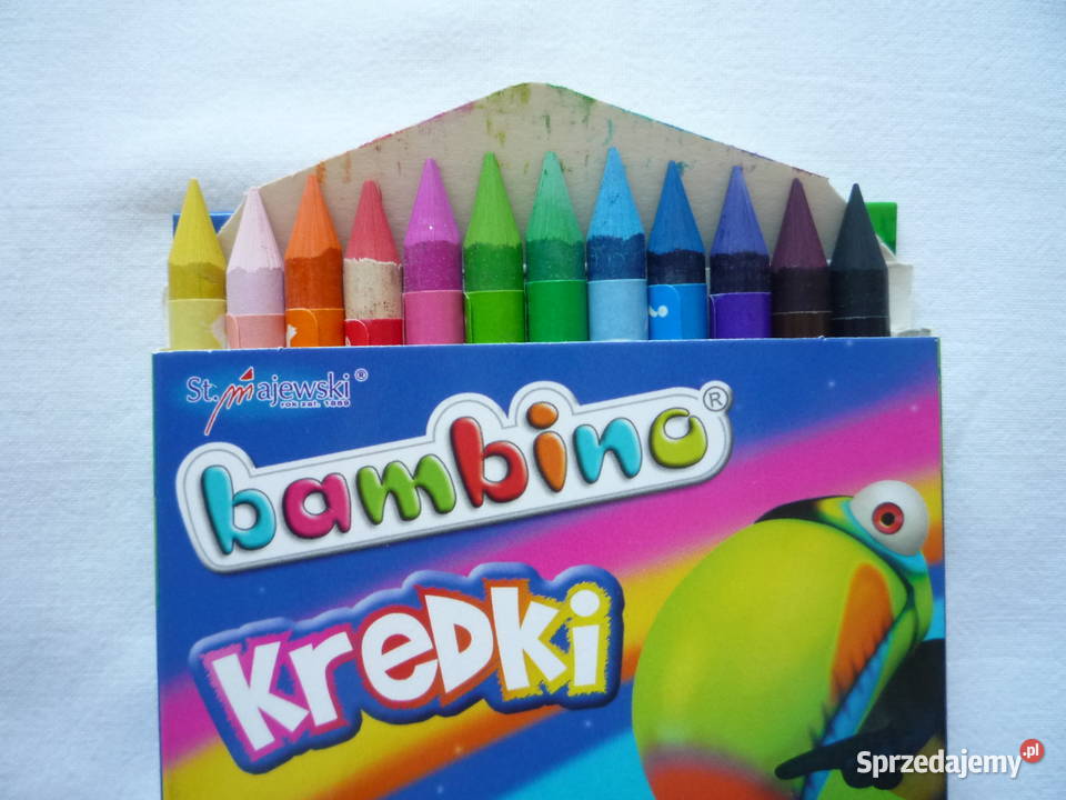 Nowe Kredki Bambino 12 kolorów Szczecin