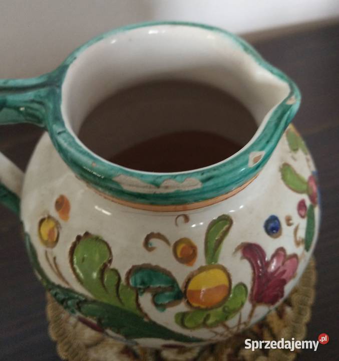 Dzbanekwazonik włoska ręczna robota Wazony wielkopolskie