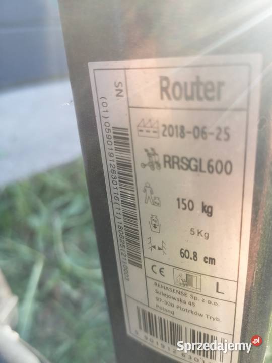 Chodzik balkonik osób starszych Router Aleksandrów Łódzki