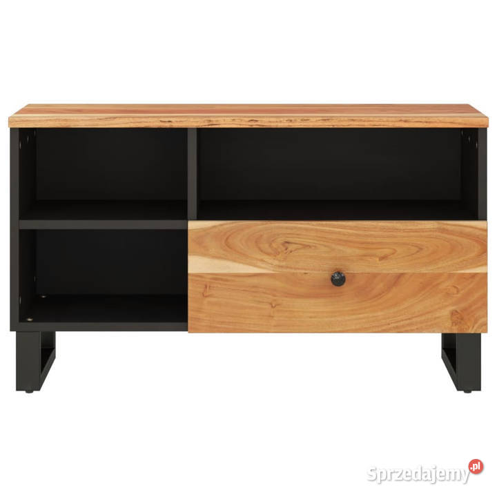 Szafka pod TV 80x33x46 akacja i materiał Warszawa