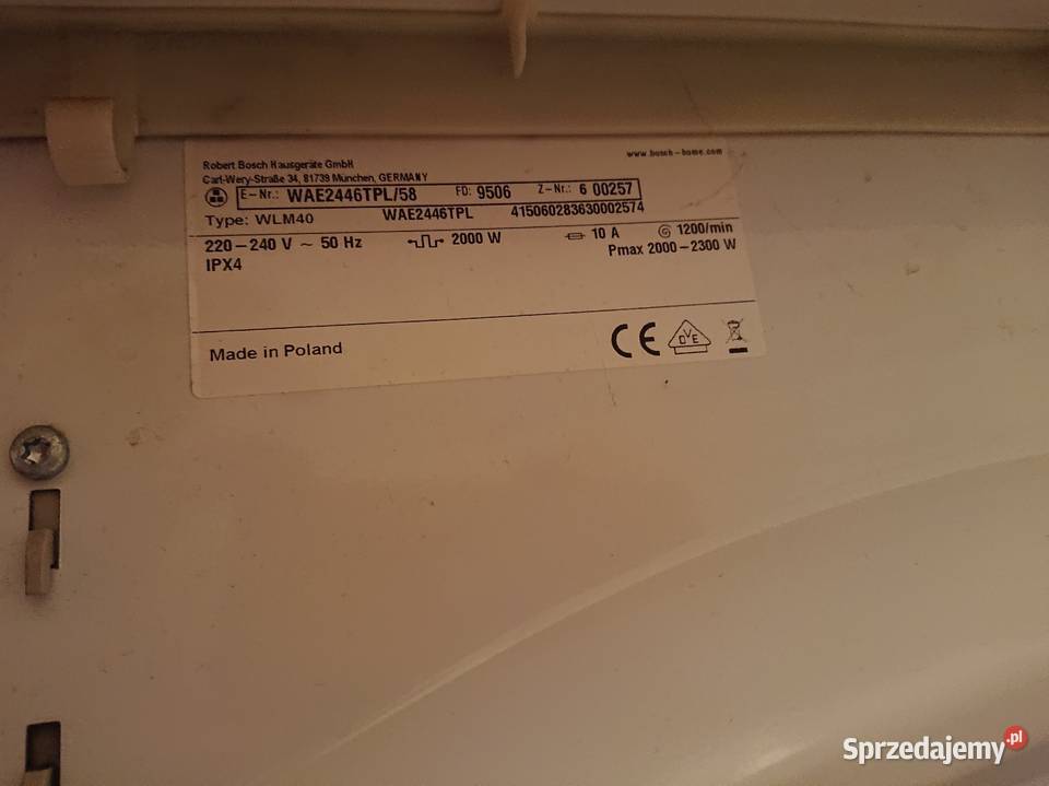 Pralka BOSCH Vario Perfect