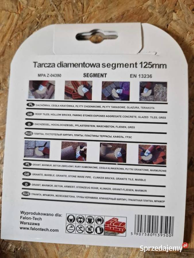 NTER VIS TARCZA DIAMENTOWA 125MM SEGMENT BETON Głogowa
