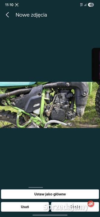 Kawasaki kmx 125 enduro przerobiony na crossa Rok produkcji 1997 Kawasaki Gabryelin sprzedam