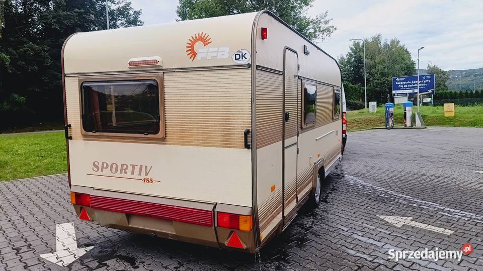 Przyczepa kempingowa campingowa kemping OKAZJA Kempingowe Międzybrodzie Bialskie