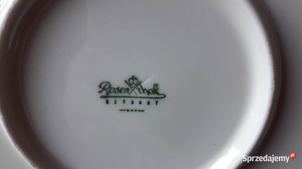 Rosenthal patera z uszkami duży talerz ecru zachodniopomorskie Gryfino